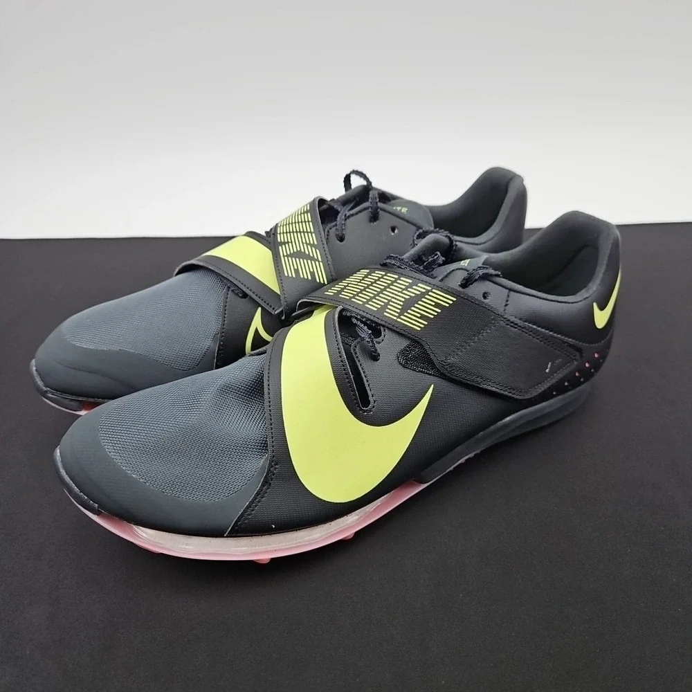 Nike Air‎ Zoom LJ Elite Black Anthracite Track Spikes Mens Size 12.5 CT0079-001